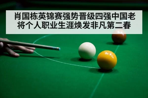 肖国栋英锦赛强势晋级四强中国老将个人职业生涯焕发非凡第二春
